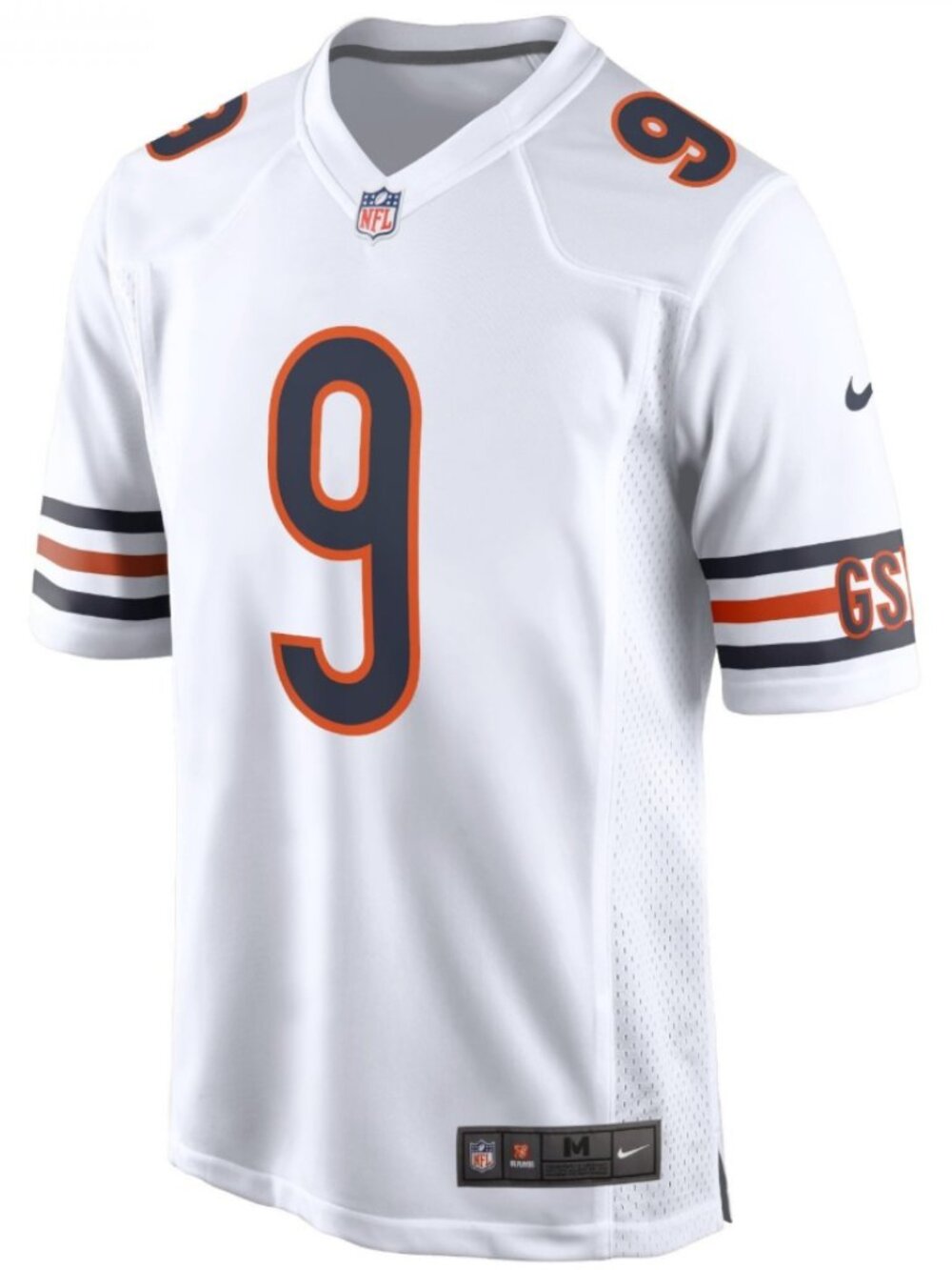 NWT Nike Nick Foles Chicago Bears Game NFL Jersey Mens XXL # 9 On Field White